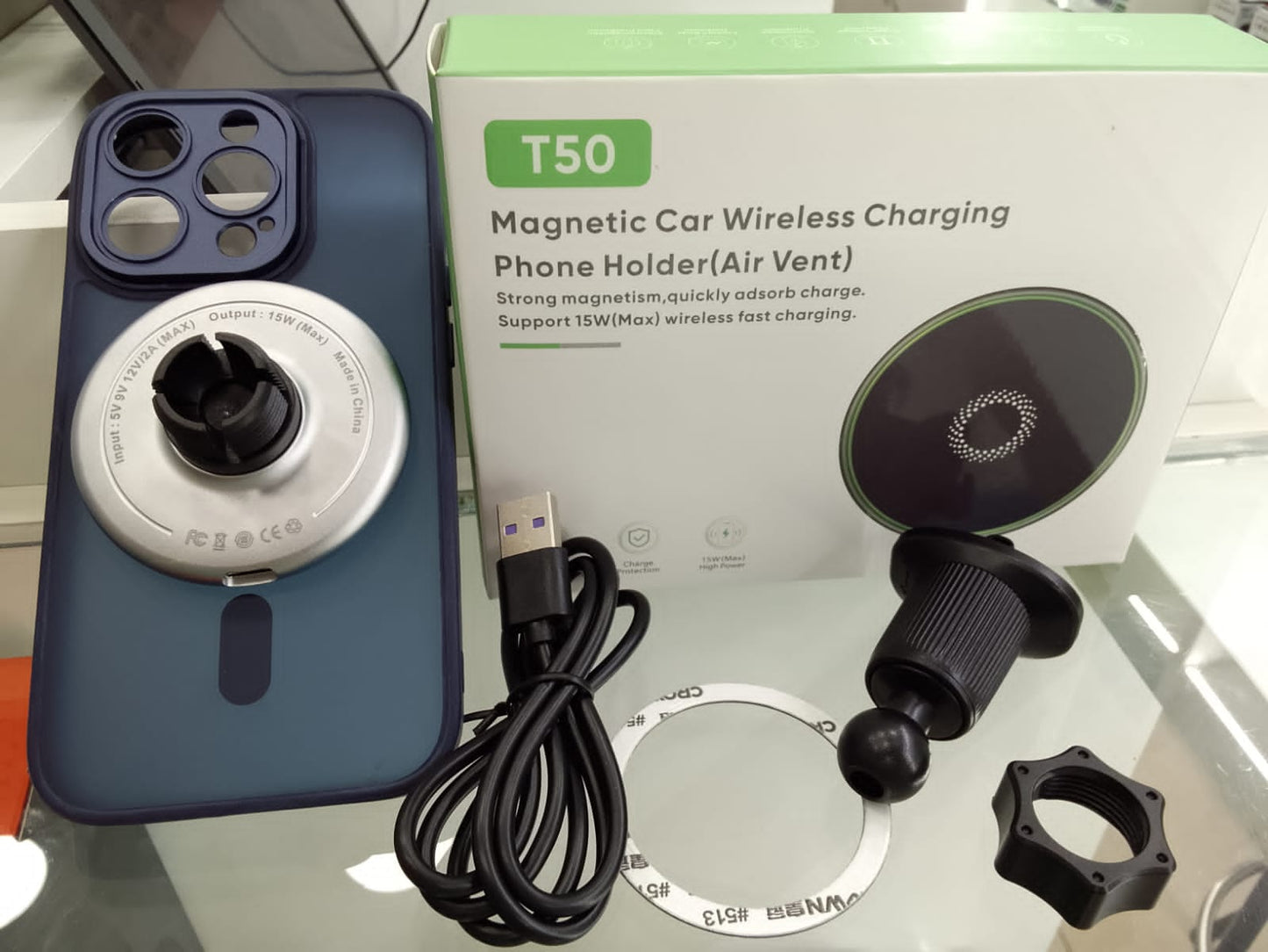Soporte de Celular con Cargador p/ Auto🚗